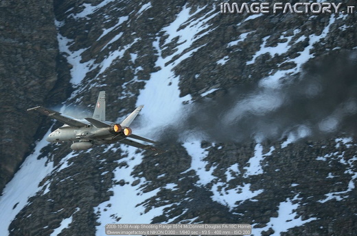 2008-10-09 Axalp Shooting Range 0514 McDonnell Douglas FA-18C Hornet